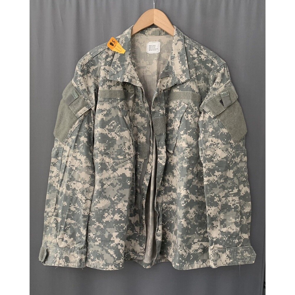 Medium Reg US Military BDU Digital Camouflage Combat Uniform Shirt Field Jacket
